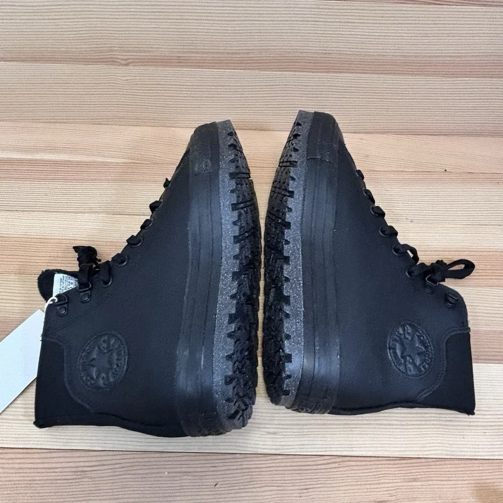 Converse Chuck Taylor All Star City Trek Black Waterproof Boot A04481C Men 9.5